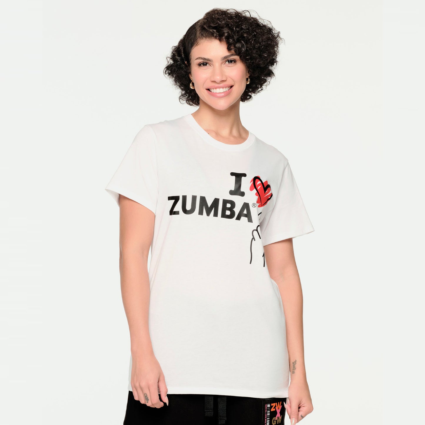 I Love Zumba Unisex Tee Wear It Out White