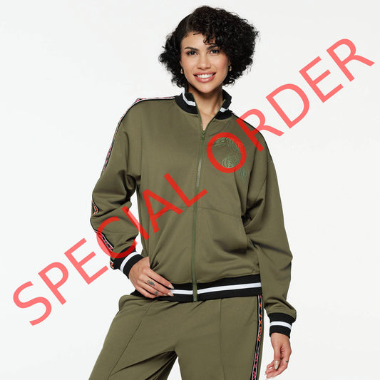 ZW X GW Unisex Oversized Jacket With Rib Details