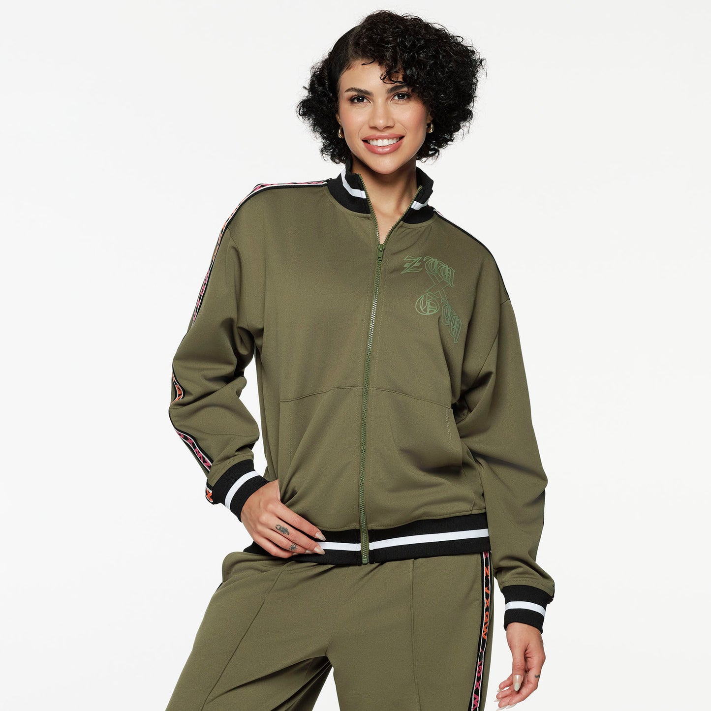 ZW X GW Unisex Oversized Jacket With Rib Details