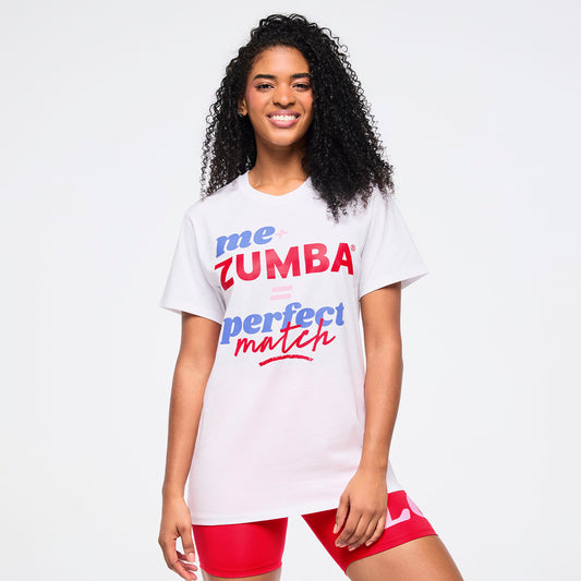 Zumba Love Crew Neck Tee - White