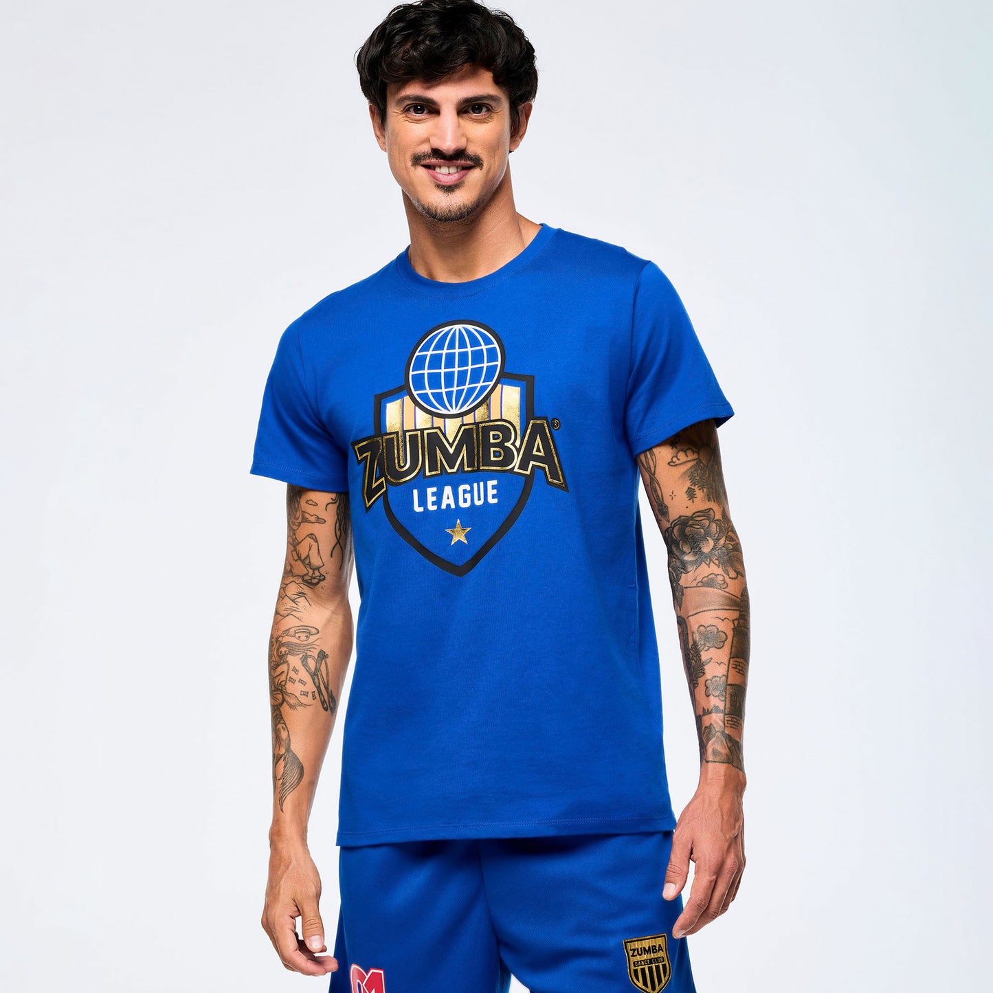 Victory Crew Neck Tee - Blue