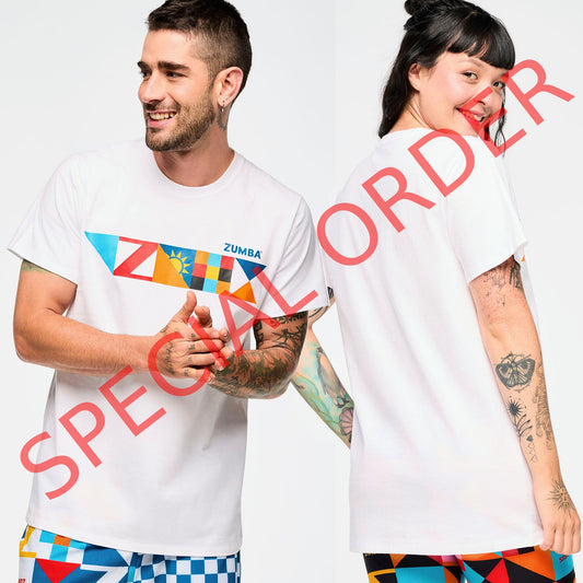 Zumba Rays Crew Neck Tee