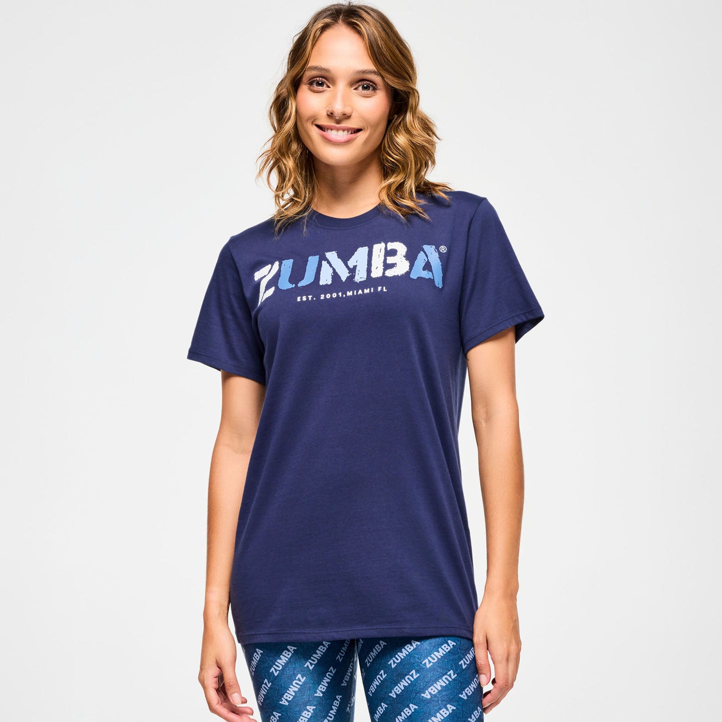 Blue Jean Crew Neck Tee