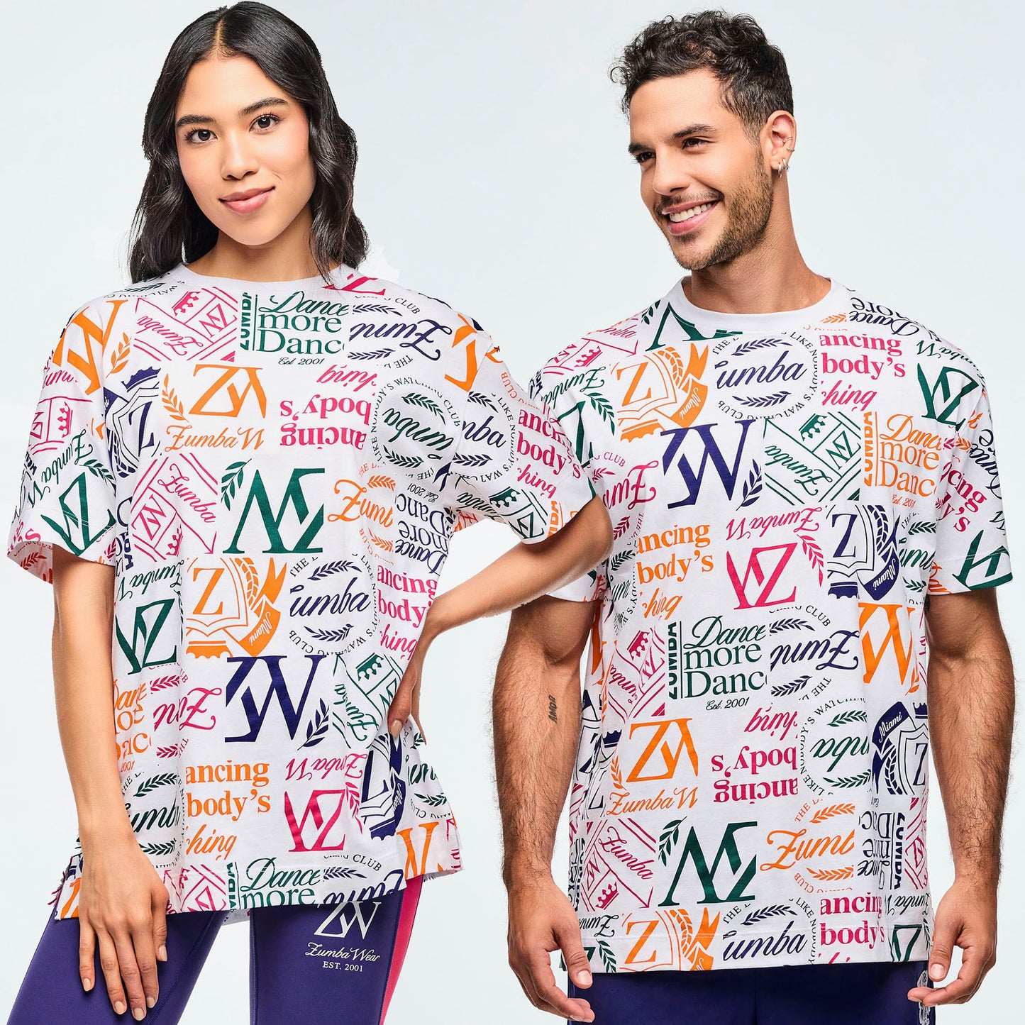 Class of 2001 Oversized Crew Neck Top Z3T000320