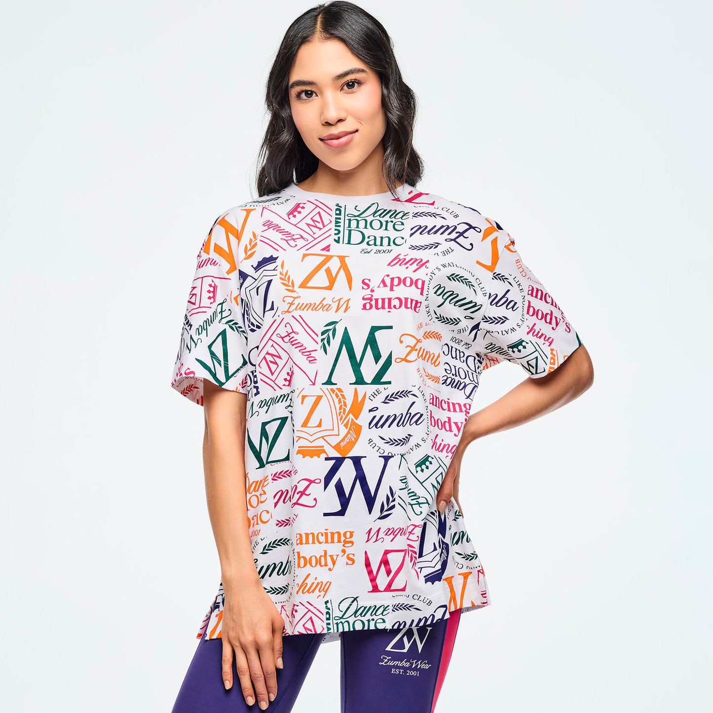 Class of 2001 Oversized Crew Neck Top Z3T000320