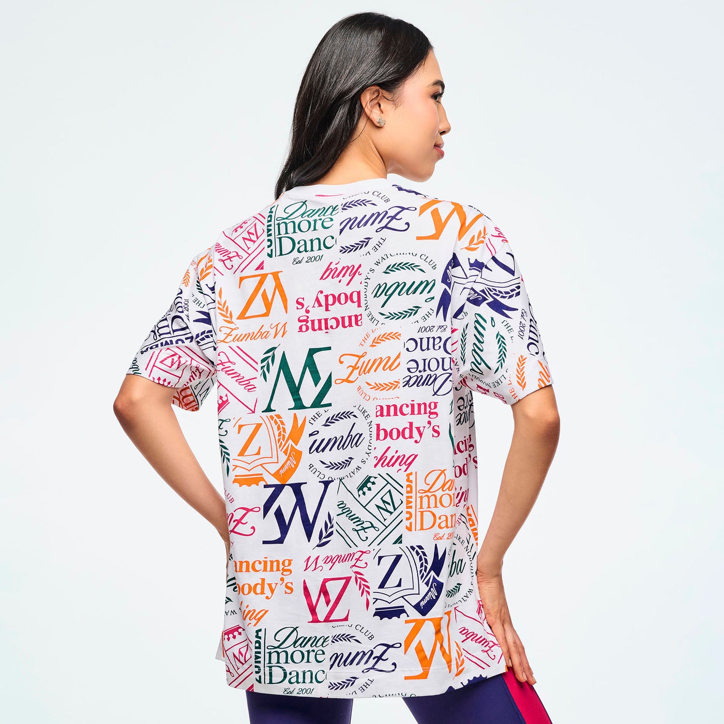 Class of 2001 Oversized Crew Neck Top Z3T000320