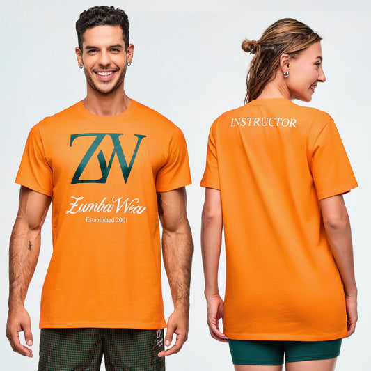 Class of 2001 Unisex Crew Neck Tee - Orange Punch Z3T000322