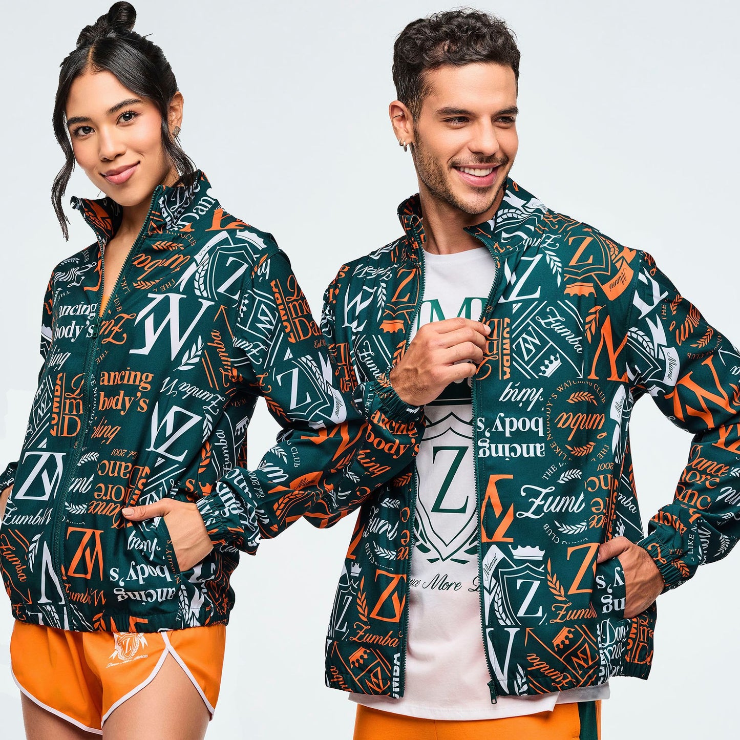 Class of 2001 Unisex Mock Neck Woven Jacket Z3T000324