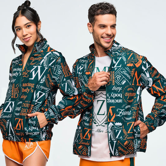 Class of 2001 Unisex Mock Neck Woven Jacket Z3T000324