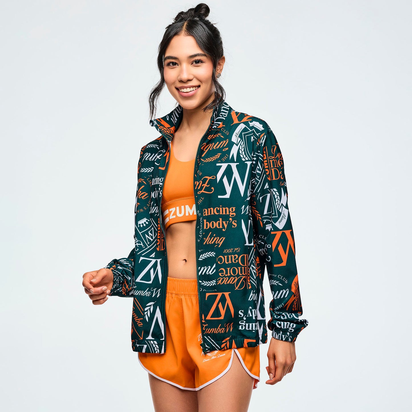 Class of 2001 Unisex Mock Neck Woven Jacket Z3T000324