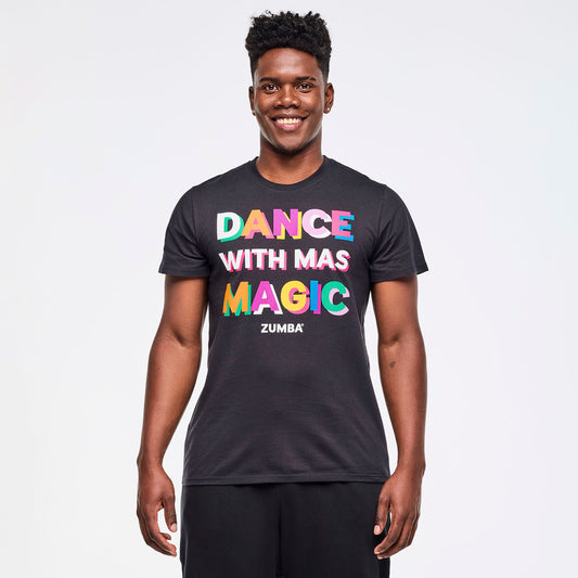 Zumba Crew Neck Instructor Tee - Bold Black