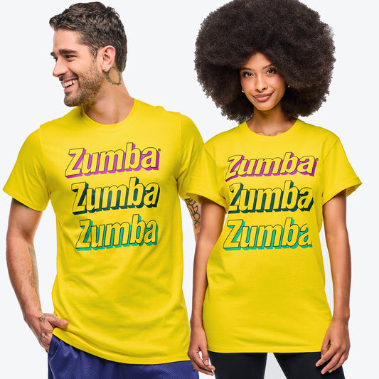 Apres Zumba Unisex Crew Neck Tee - Sunrays