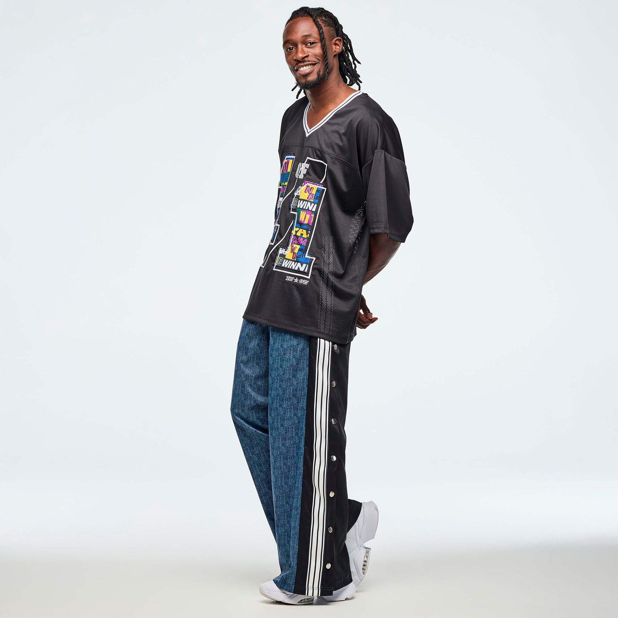 ZW Oversized Sports Jersey Z3T000352 – Zumba Wear Singapore
