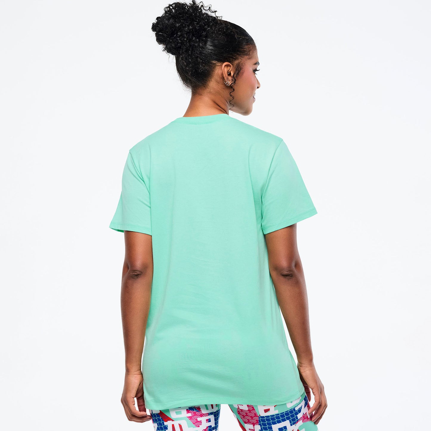 Eastern Flavor Crew Neck Tee - Light Green Z3T000358