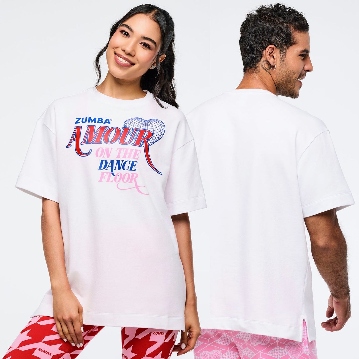 Zumba Amour Oversized Crew Neck Top Z3T000363