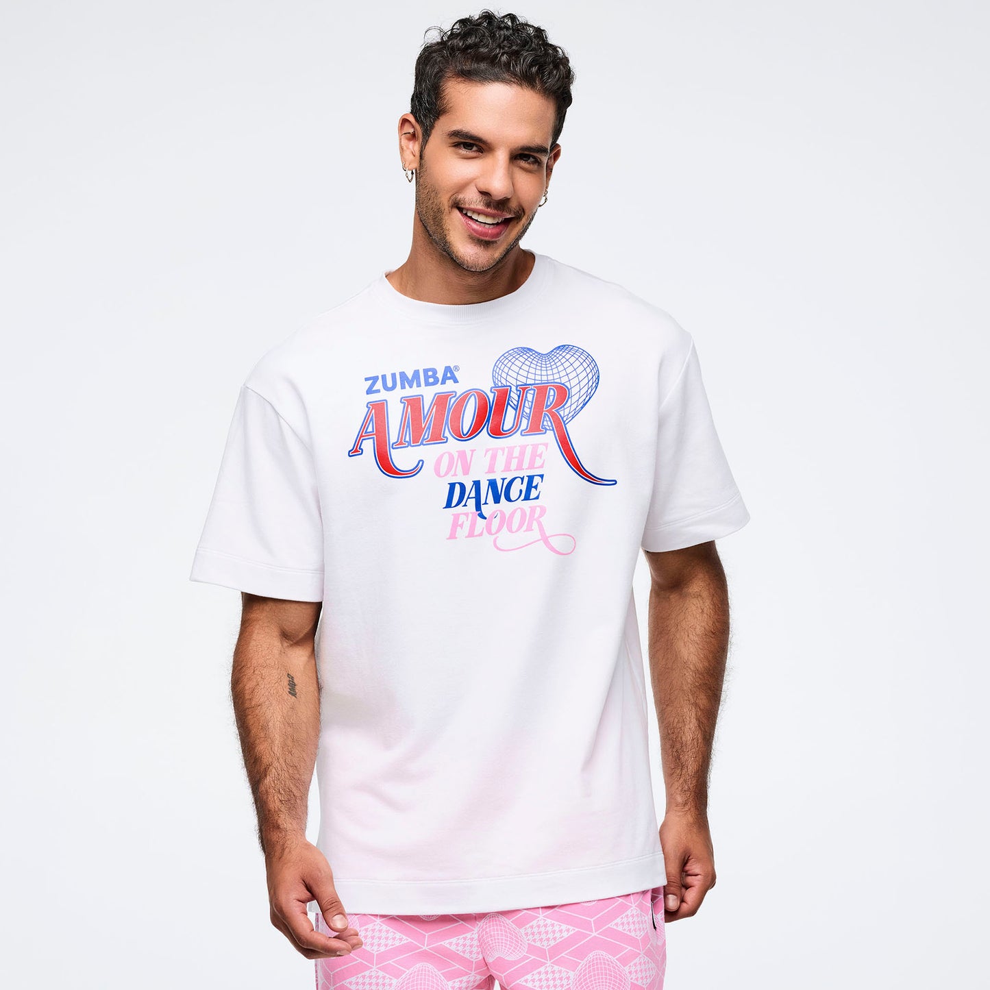 Zumba Amour Oversized Crew Neck Top Z3T000363