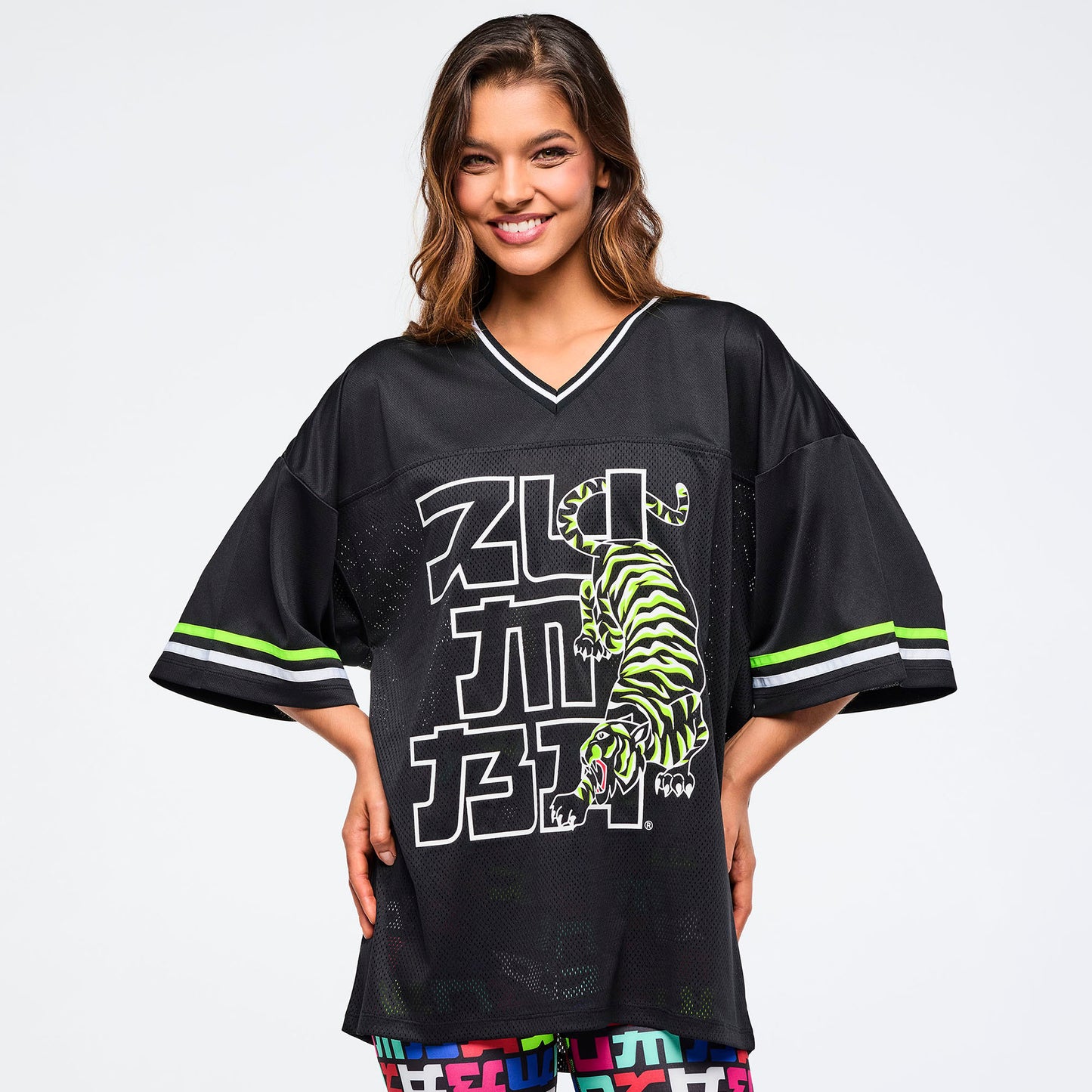 Eastern Flavor Oversized Sports Jersey Z3T000366