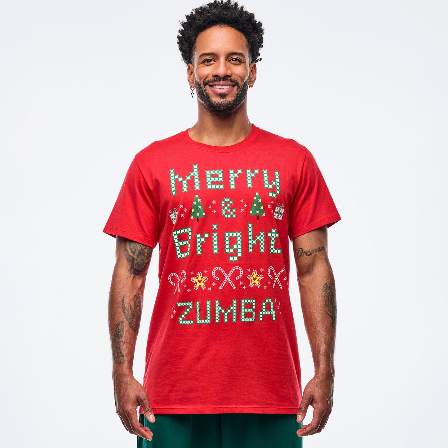Zumba Holiday Unisex Crew Neck Tee - Red Z3T000367