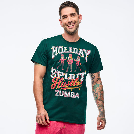 Zumba Holiday Unisex Crew Neck Tee - Teal Z3T000368