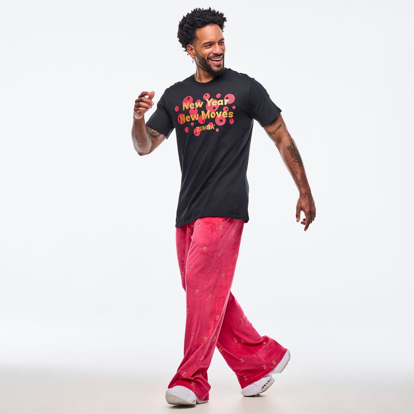 Zumba Holiday Unisex Crew Neck Tee - Black Z3T000369