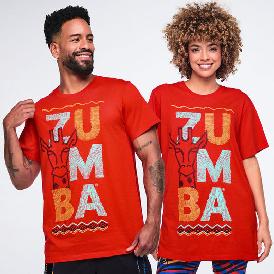 Wildbeat Unisex Crew Neck Tee - Red Z3T000380