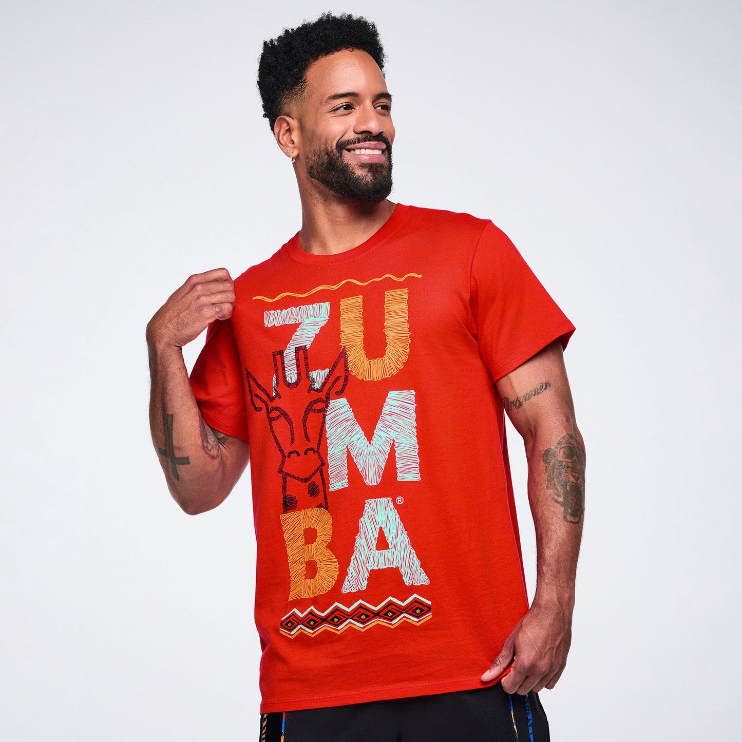 Wildbeat Unisex Crew Neck Tee - Red Z3T000380