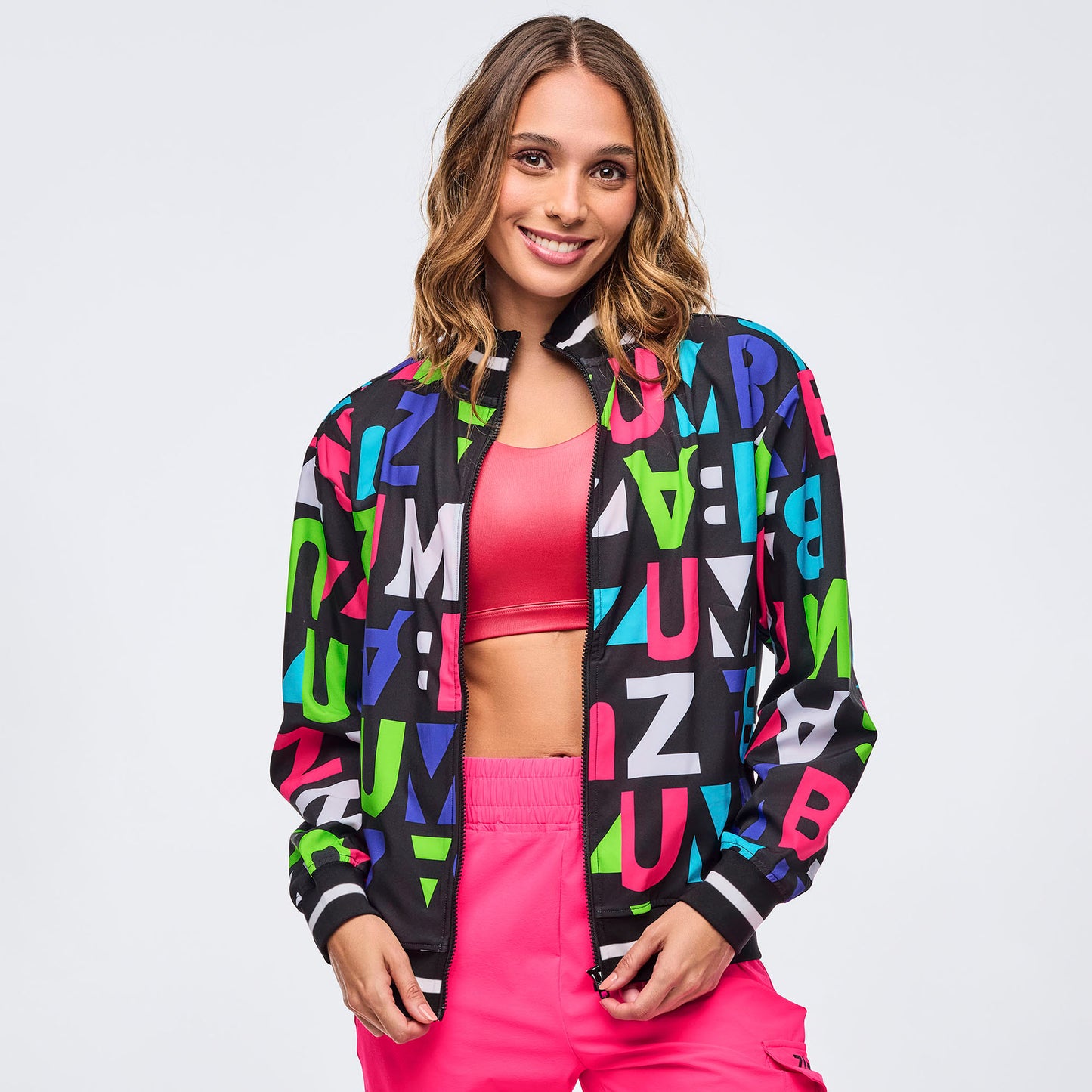 Neon Oversized Track Jacket