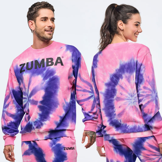 Neon Pullover Sweatshirt - Pink/Purple