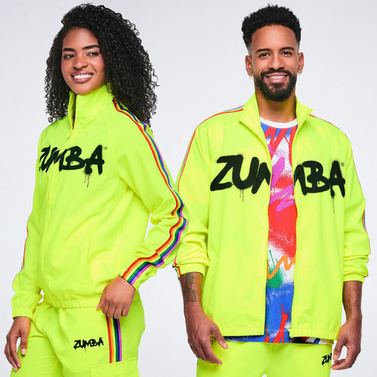 Pride Mock Neck Woven Jacket Z3T000392