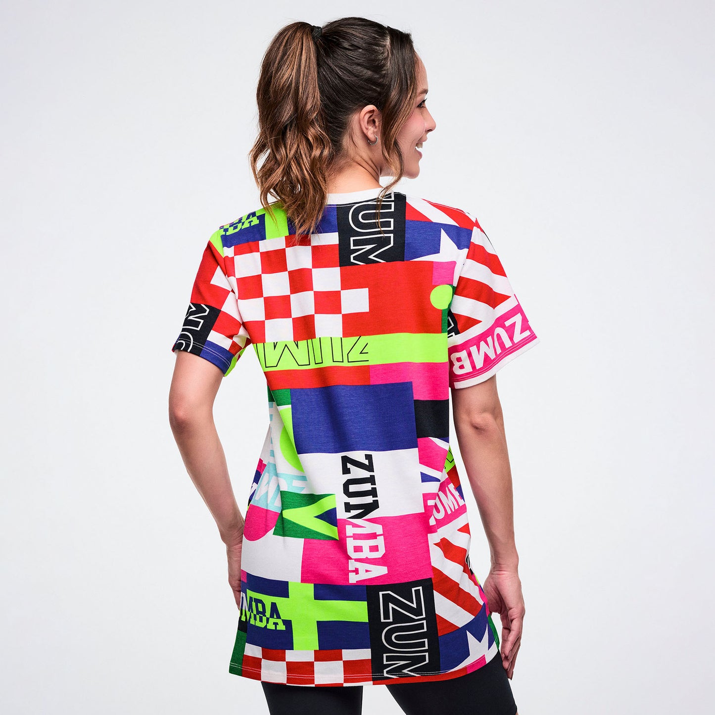 Worldwide Unisex Crew Neck Tee - White/Pink Z3T000396