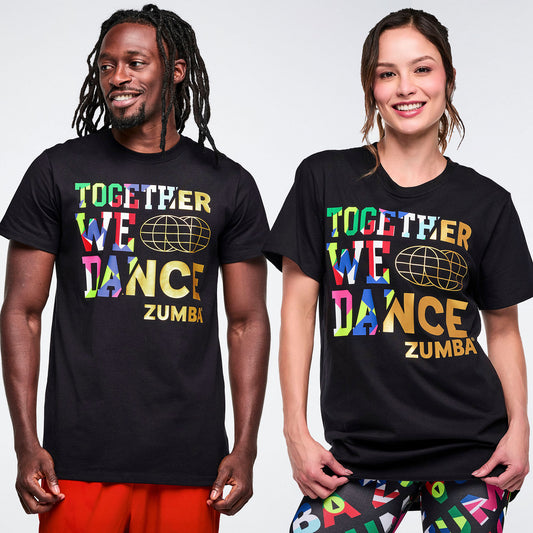 Worldwide Unisex Crew Neck Tee - Black Z3T000398
