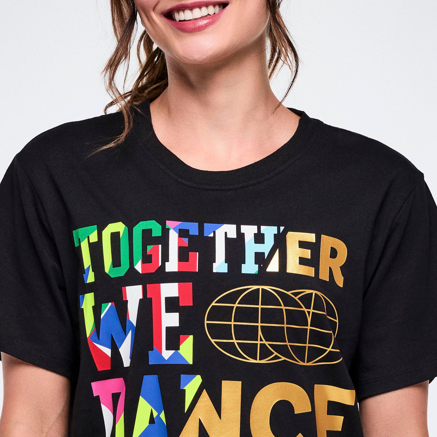 Worldwide Unisex Crew Neck Tee - Black Z3T000398