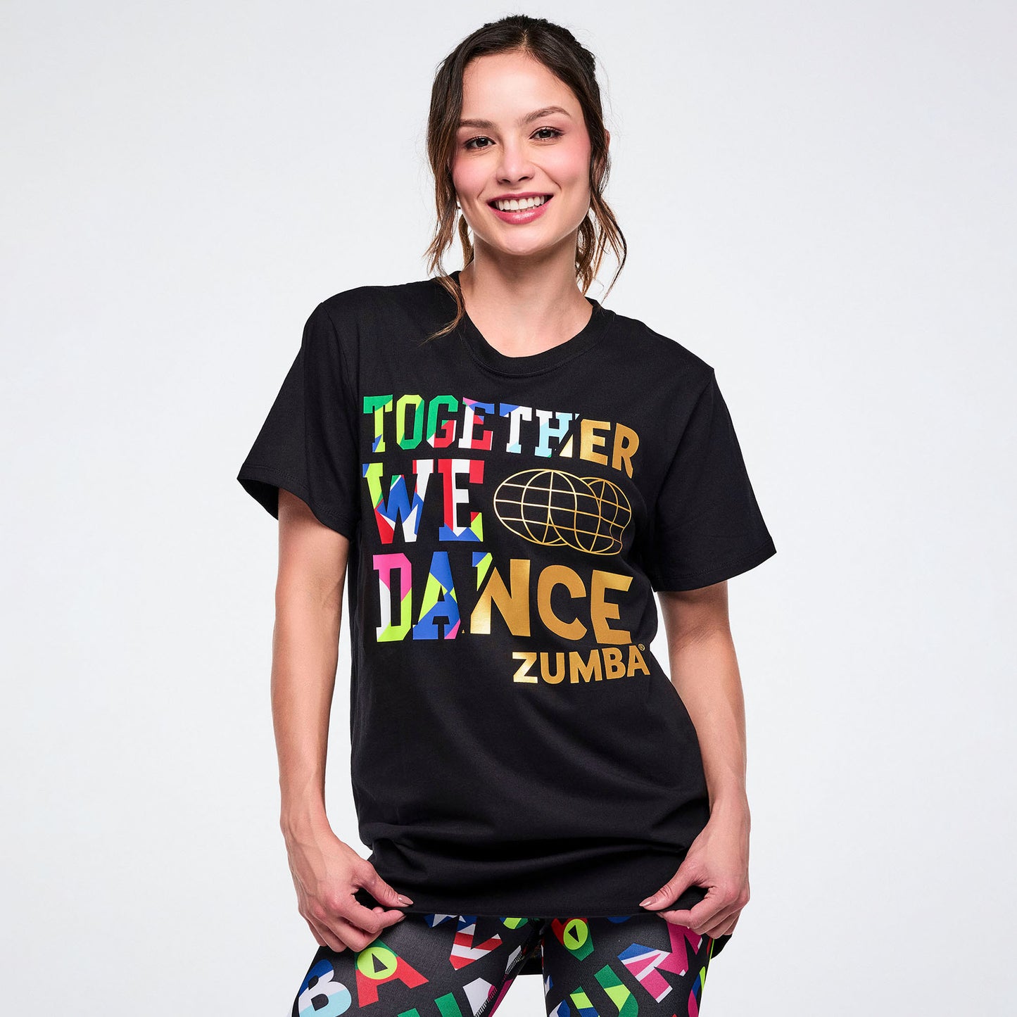 Worldwide Unisex Crew Neck Tee - Black Z3T000398