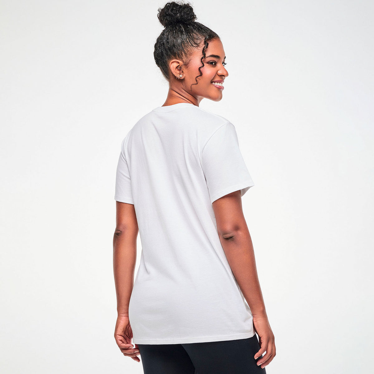 Electric Feel Unisex Crew Neck Tee - White