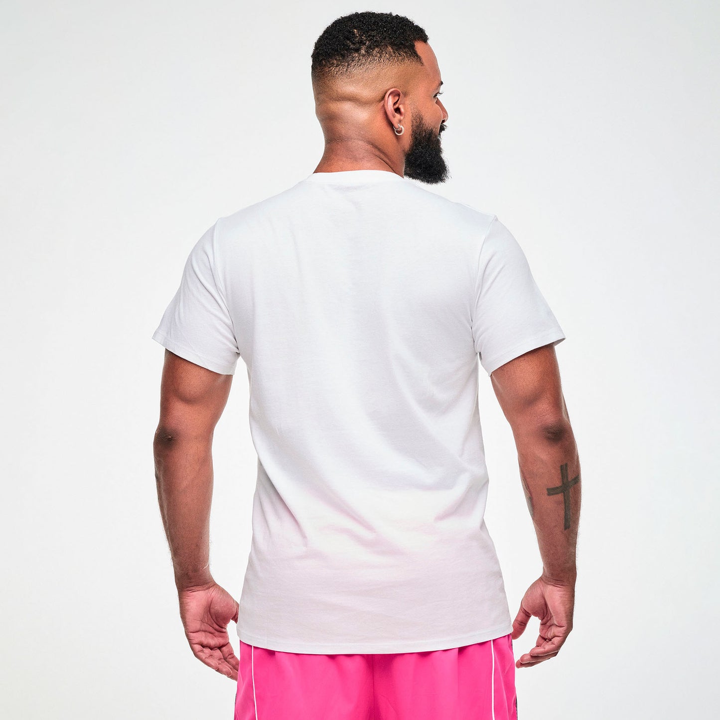 Electric Feel Unisex Crew Neck Tee - White