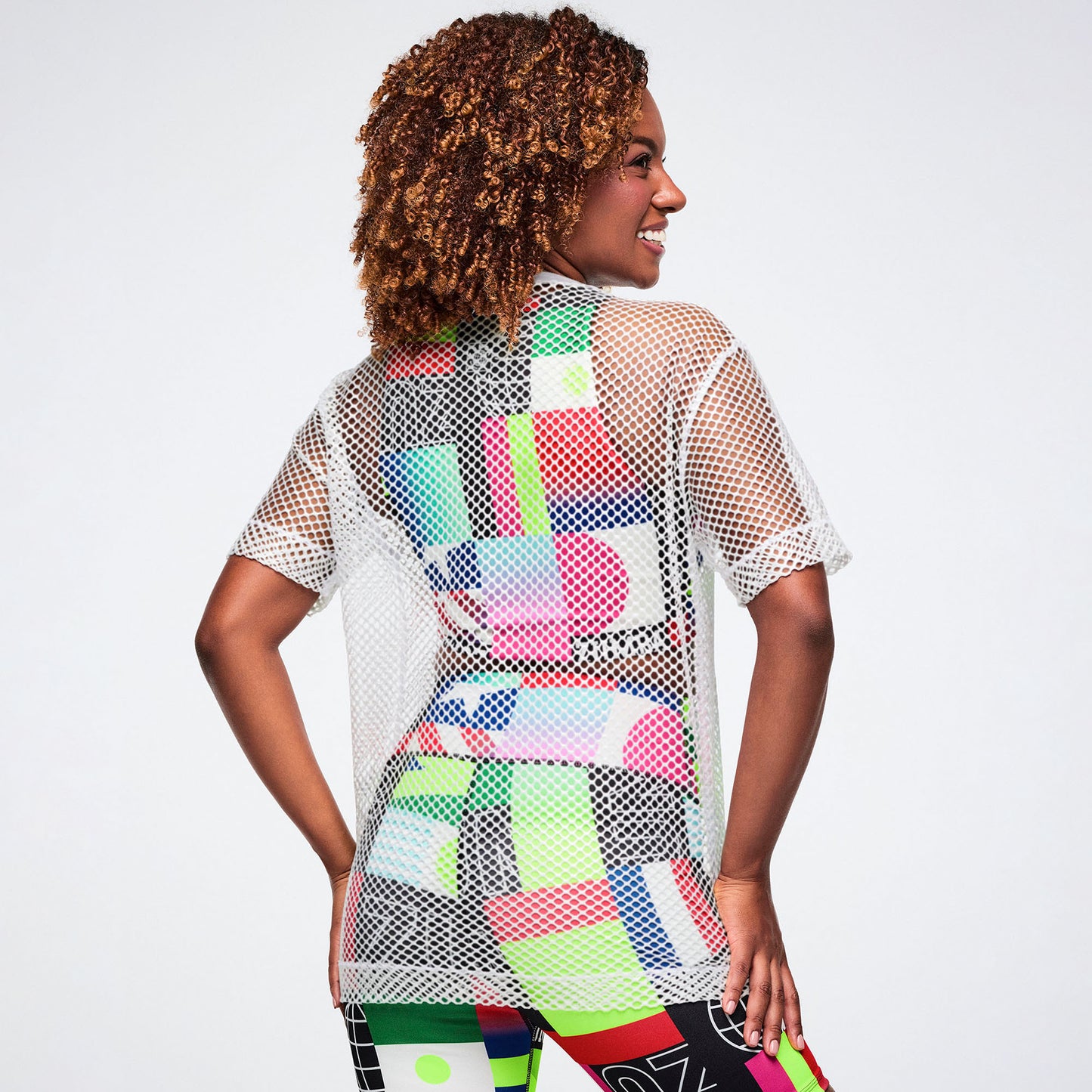 Worldwide Unisex Mesh Crew Neck Top Z3T000425