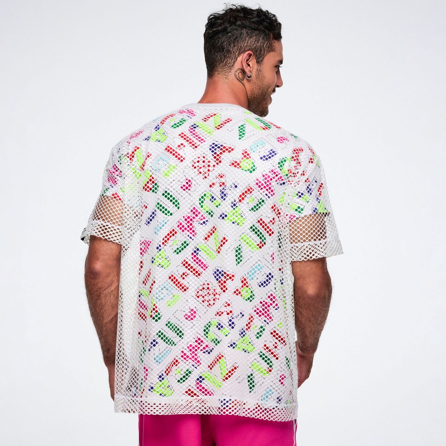 Worldwide Unisex Mesh Crew Neck Top Z3T000425