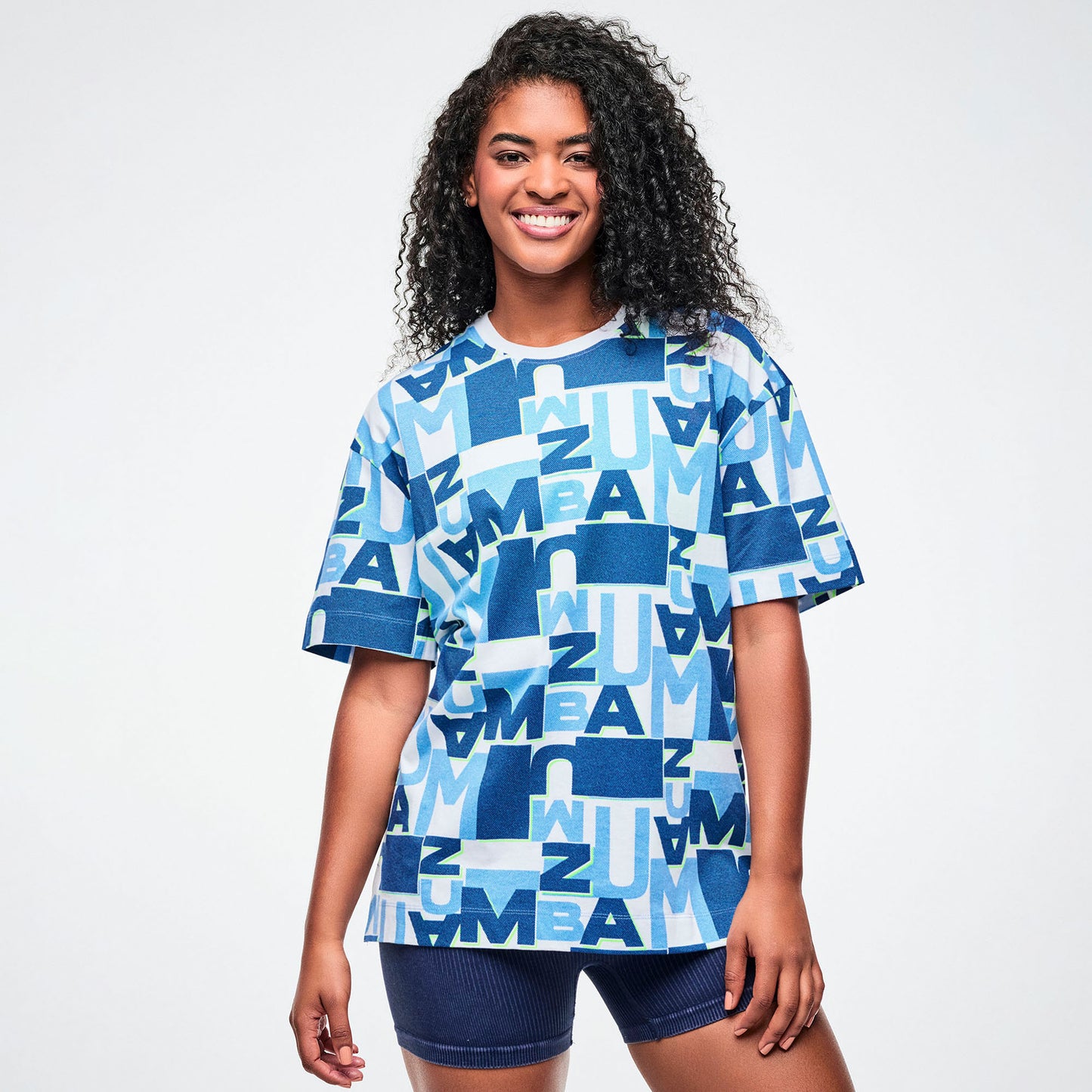 Jean Jamz Oversized Crew Neck Top Z3T000434