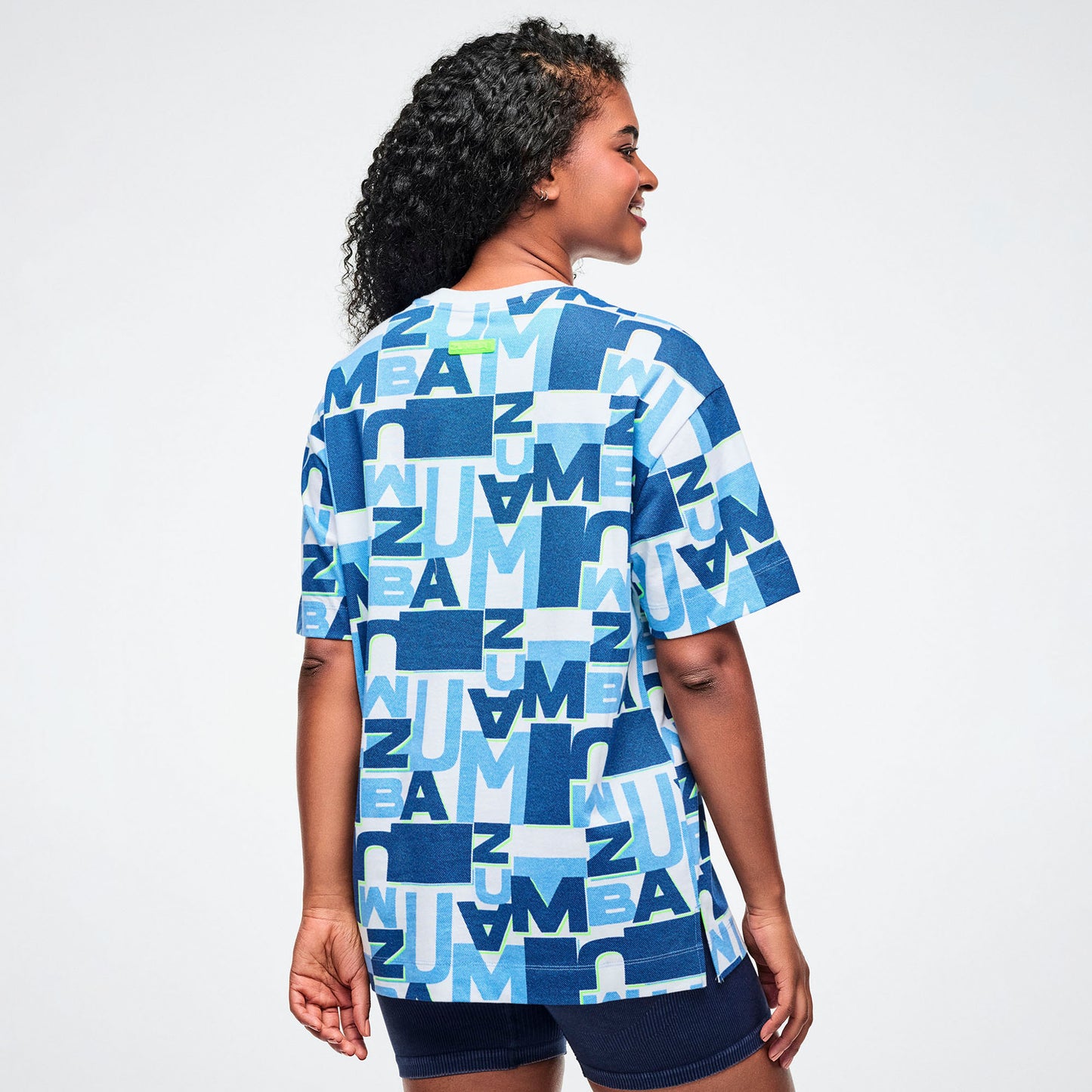 Jean Jamz Oversized Crew Neck Top Z3T000434