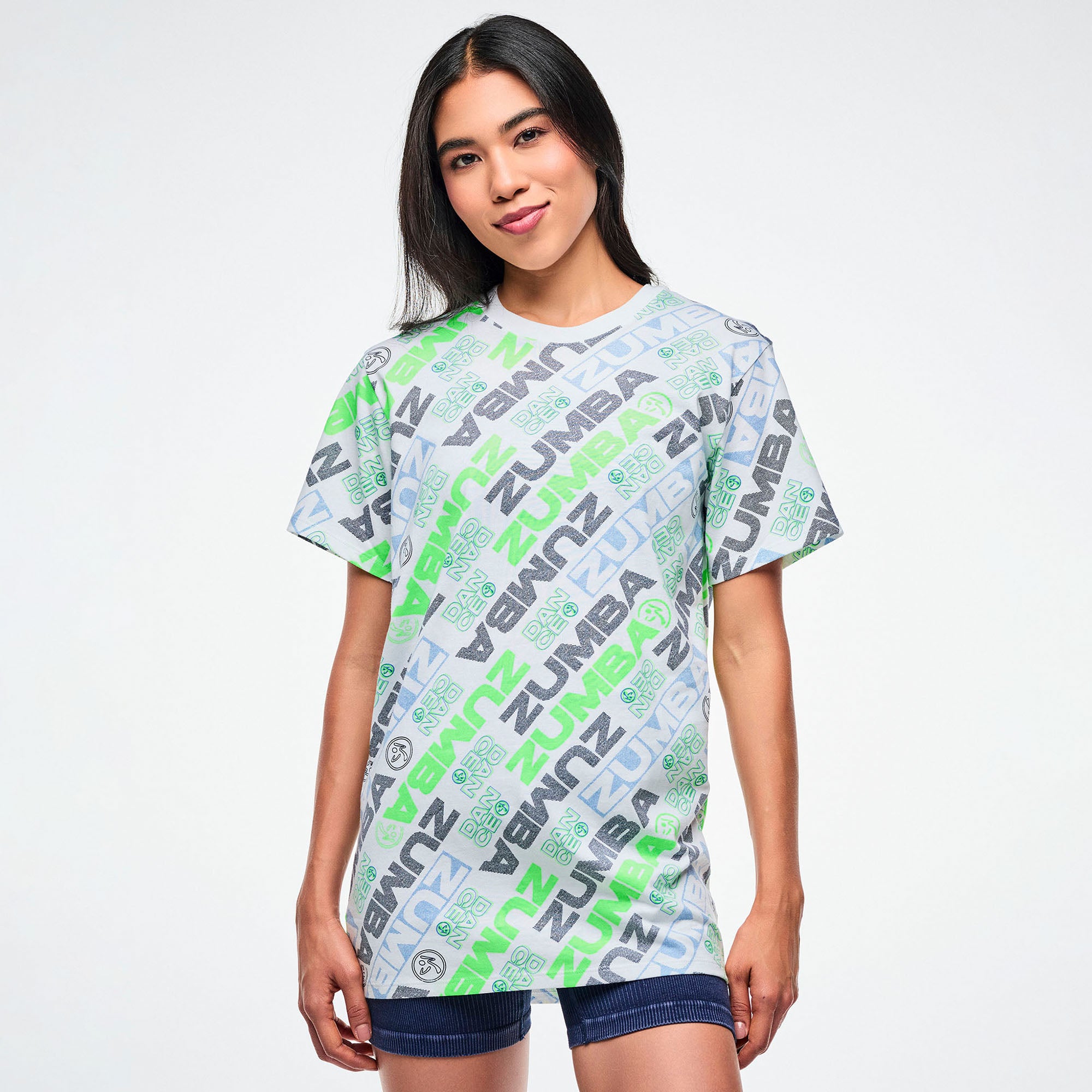 Jean Jamz Crew Neck Tee Z3T000435 – Zumba Wear Singapore