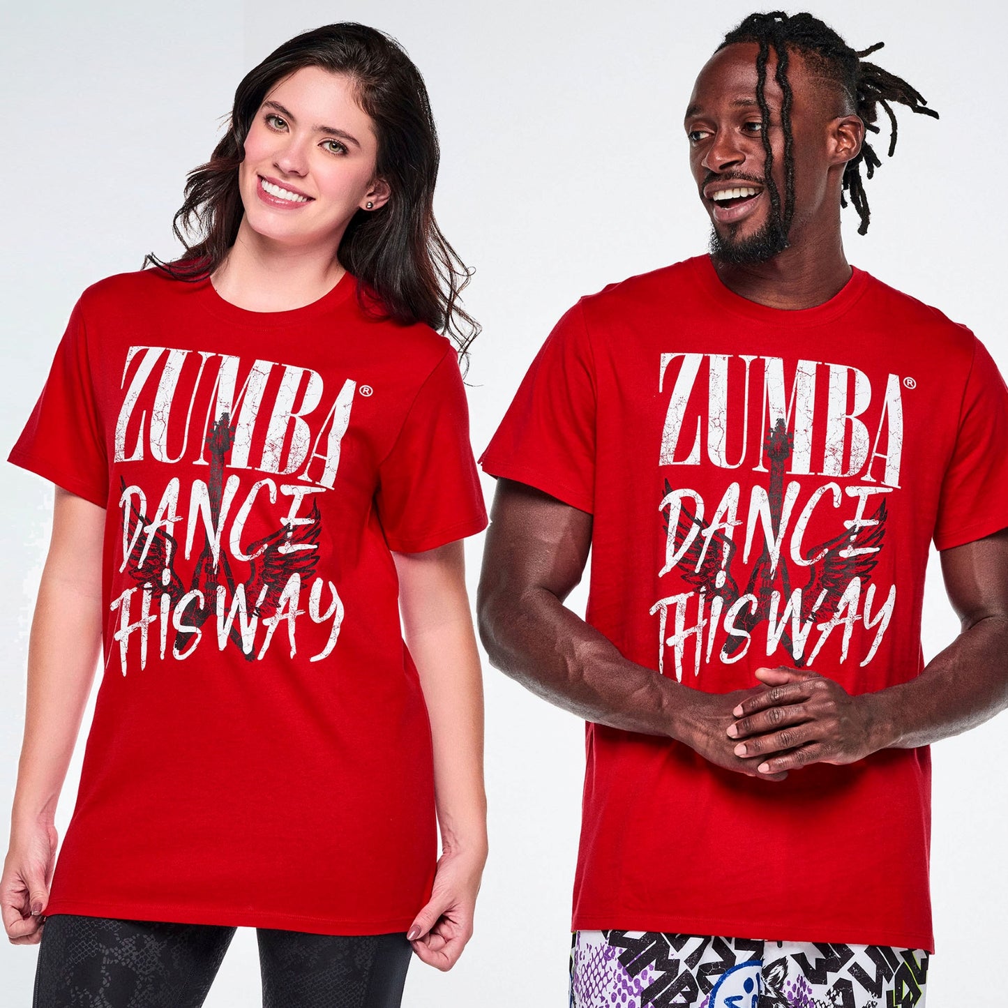 Rock 'n' Roll Unisex Crew Neck Tee - Red Z3T000441