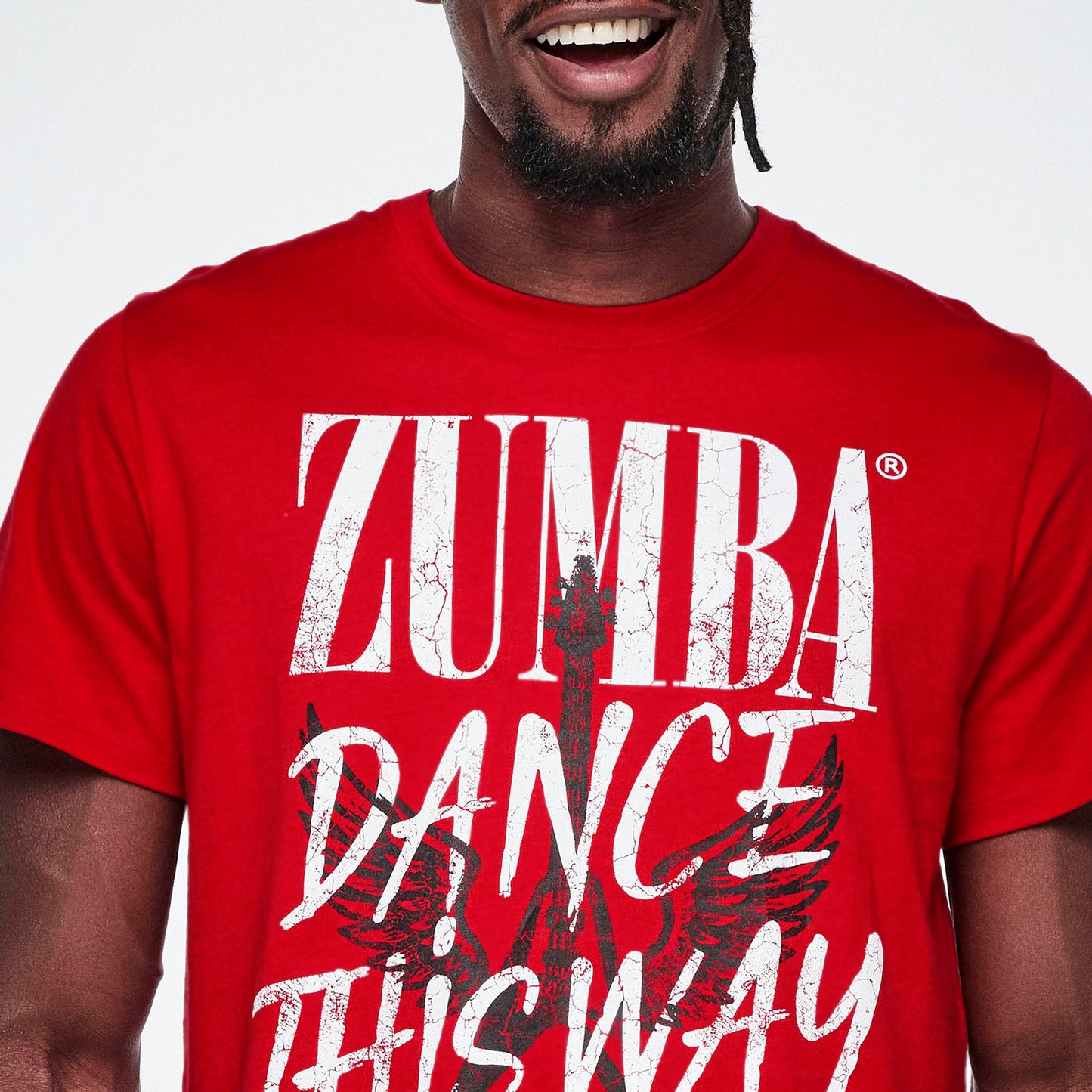 Rock 'n' Roll Unisex Crew Neck Tee - Red Z3T000441