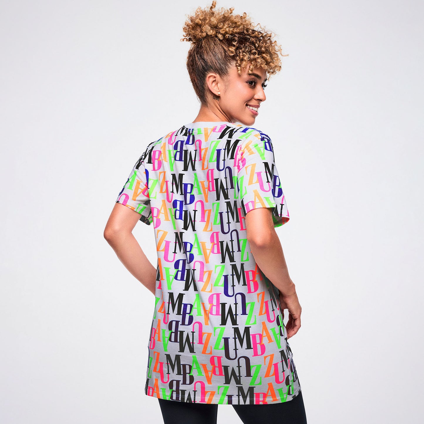 Dale-Z Unisex Crew Neck Tee - White/Multi Z3T000447