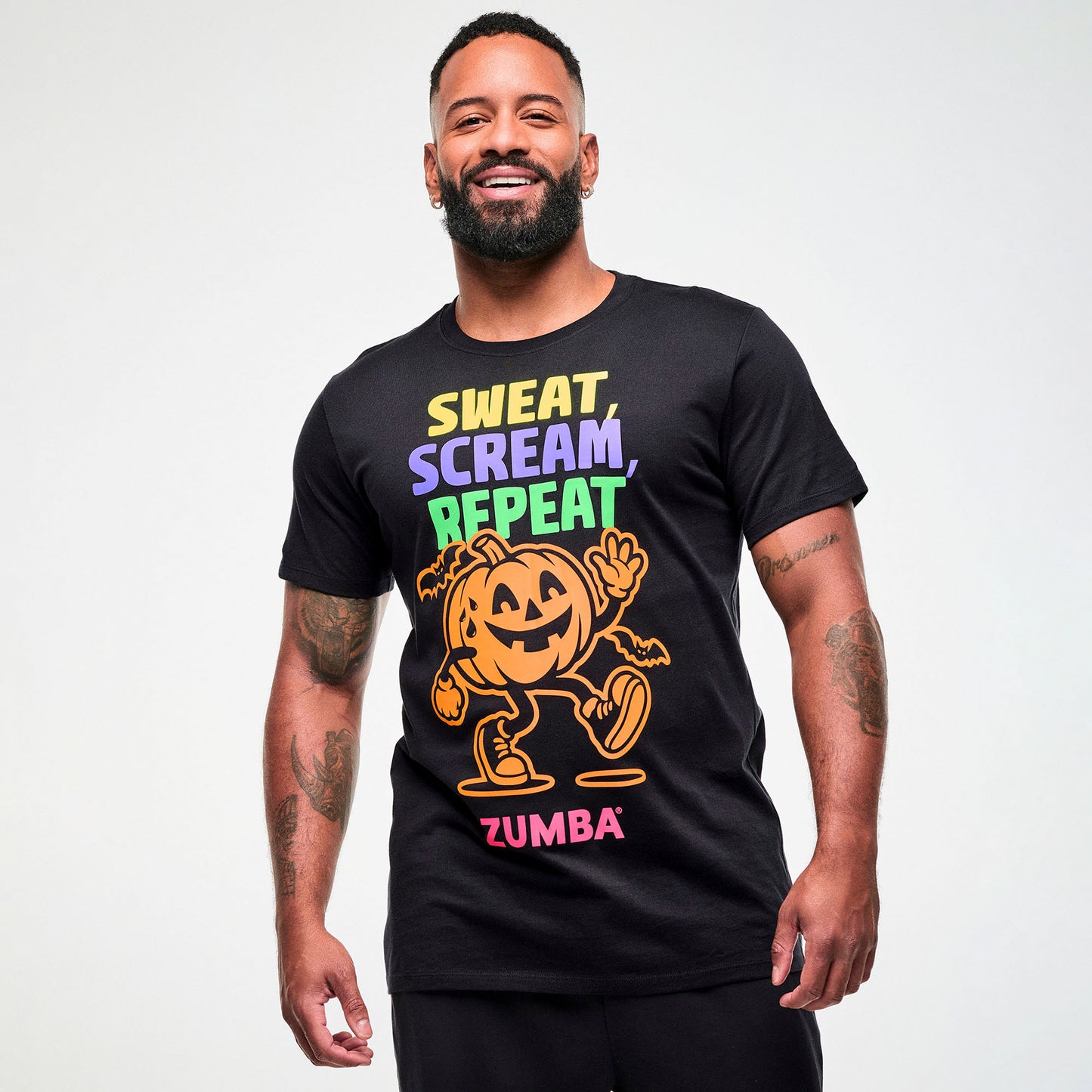 Zumba Halloween Unisex Tee - Bold Black