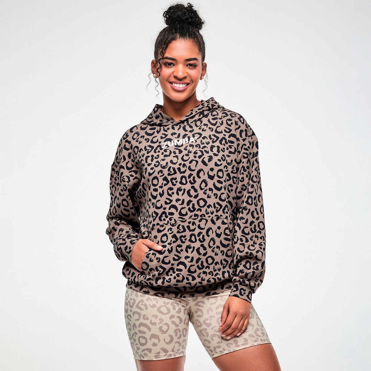 Zumba Modal Printed Pullover Sweatshirt