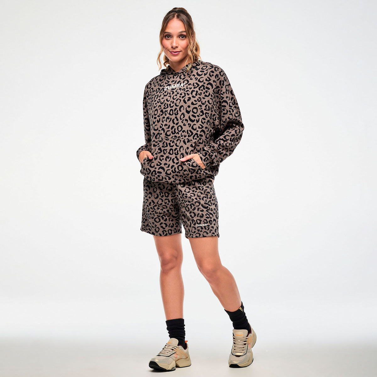 Zumba Modal Printed Pullover Sweatshirt