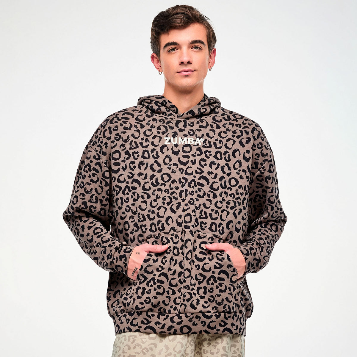 Zumba Modal Printed Pullover Sweatshirt