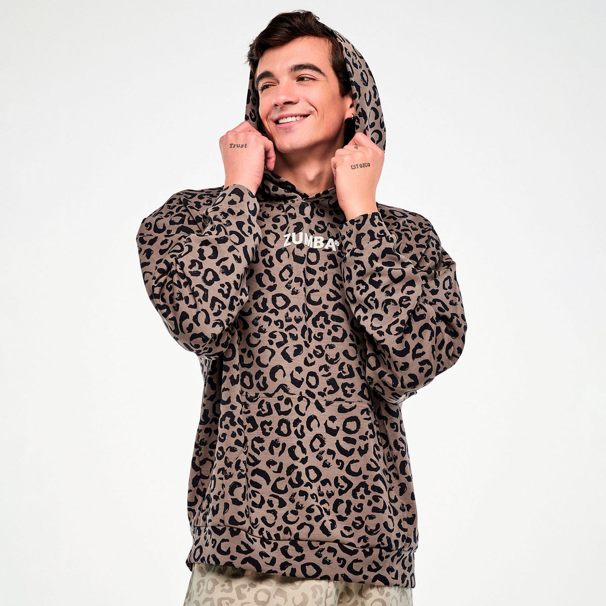 Zumba Modal Printed Pullover Sweatshirt
