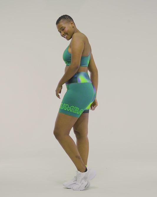 Zumba Tropidelic High Waisted Biker Shorts