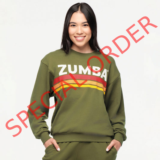 Zumba Explore Sweatshirt - Olive You